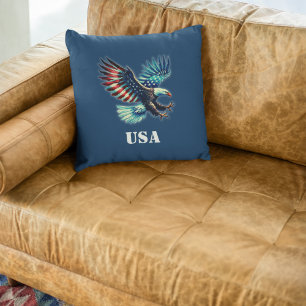 American Eagle Patriotic USA Kissen