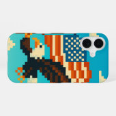 American Eagle Pixel Art Phone Cases iPhone 16 Hülle (Rückseite (Horizontal))