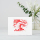 American Eagle Post Card Postkarte (Stehend Vorderseite)