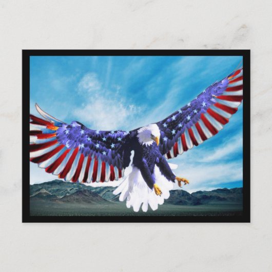 American Eagle Postcard 2 Postkarte (Vorderseite)