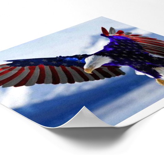 AMERICAN EAGLE POSTER. POSTER (Ecke)