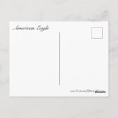 American Eagle Postkarte (Rückseite)