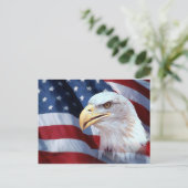 American Eagle Postkarte (Stehend Vorderseite)