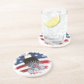 American Eagle Sandstein Untersetzer (Seite)