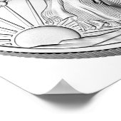 American Eagle Silver Bullion Coin Poster (Ecke)