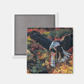 American Eagle Soars Magnet (Vorderseite/Rückseite)