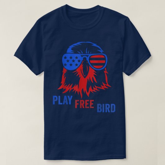 American Eagle spielend freier Vogel T-Shirt (Design vorne)