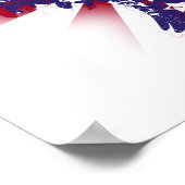 American Eagle Stars & Stripes Poster (Ecke)