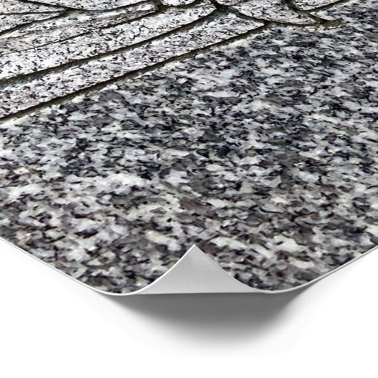 American Eagle Stone Poster (Ecke)