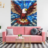 American Eagle Sublimation Leinwanddruck (Insitu (Wohnzimmer))