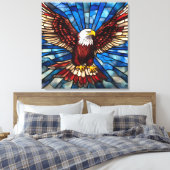 American Eagle Sublimation Leinwanddruck (Insitu (Schlafzimmer))