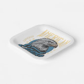 American Eagle Superior Quality Vintag Patriotic Pappteller (Gewinkelt)