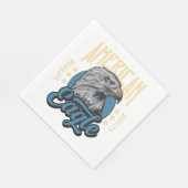 American Eagle Superior Quality Vintag Patriotic Serviette (Ecke)