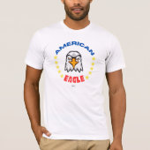 "American Eagle" T - Shirt - Fett Design mit Stron (Vorderseite)