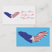 American Eagle Thunder_Cove Patriotic 4. Juli Visitenkarte (Vorne/Hinten)