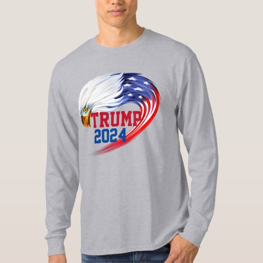 American Eagle Trump 2024 Long Sleeve T - Shirt (Vorderseite)
