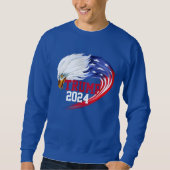 American Eagle Trump 2024 Sweatshirt (Vorderseite)