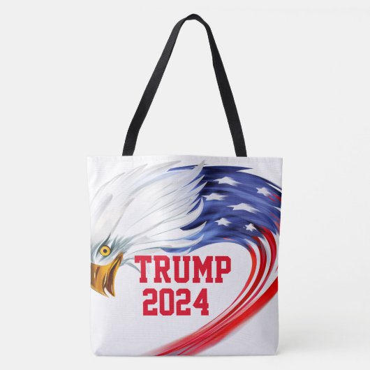 American Eagle Trump 2024 Tote Bag Tasche (Vorderseite)