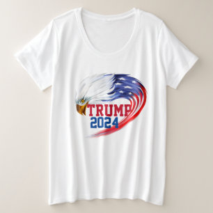 American Eagle Trump 2024 Womens  Große Größe T-Shirt