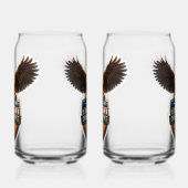 American Eagle Unabhängigkeitstag de Dosenglas (Links)