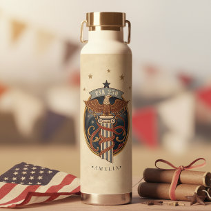 American Eagle USA 250 Art Nouveau Motiv ID1304 Trinkflasche