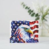 American Eagle, USA, Postcard Postkarte (Stehend Vorderseite)