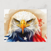 American Eagle, USA, Postcard Postkarte (Vorderseite)