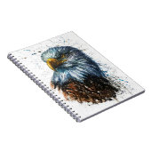 American Eagle Watercolor Notizblock (Rechte Seite)