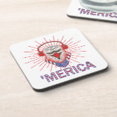 American Eagle Wear Headphone Getränkeuntersetzer (Linke Seite)