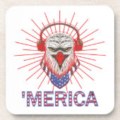 American Eagle Wear Headphone Getränkeuntersetzer (Vorderseite)
