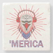 American Eagle Wear Headphone Steinuntersetzer (Vorderseite)