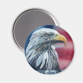 American Eagle Weeps Magnet (Vorderseite/Rückseite)