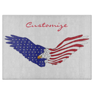 American Eagles Thunder_Cove Patriotic 4. Juli Schneidebrett