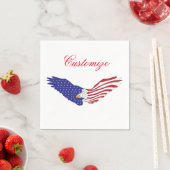 American Eagles Thunder_Cove Patriotic 4. Juli Serviette (Beispiel)