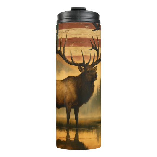 American Elk, Mountain Wilderness Thermosbecher (Vorderseite)