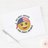 American Emoji Face Stickers (Umschlag)