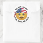 American Emoji Face Stickers (Tasche)