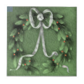American Encausa Green Wreath Imitats Relief Repro Fliese (Vorderseite)