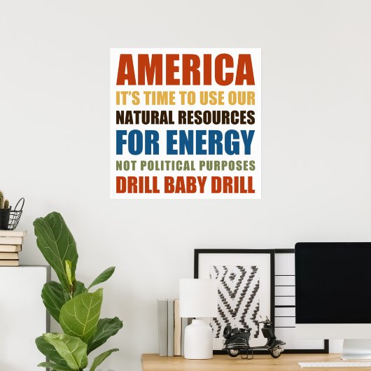 American Energy Poster (Heimbüro)
