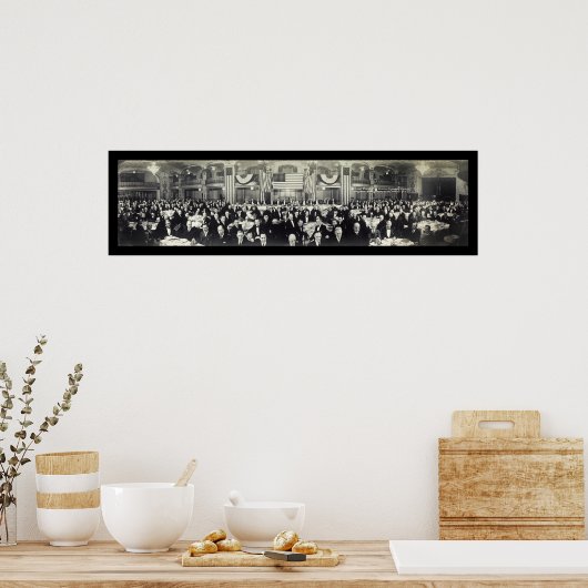 American Engineering Council Mayflower Hotel 1937 Poster (Küche)