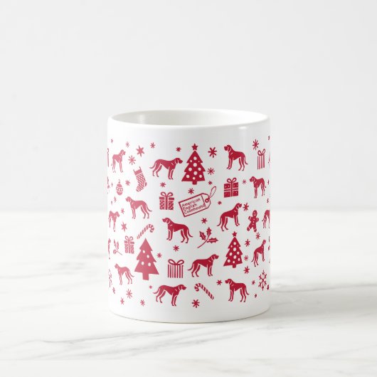 American English Coonhoe Christmas Design Kaffeetasse (Mittel)