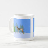 American English Coonhound Decoration Christmas Tr Kaffeetasse (Vorderseite Links)