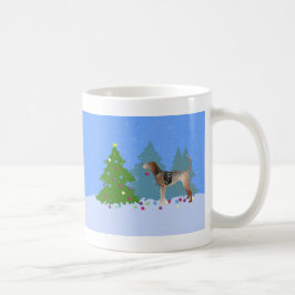 American English Coonhound Decoration Christmas Tr Kaffeetasse