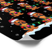 American English Coonhound Dog Xmas Tree Light for Poster (Ecke)