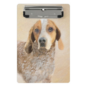 American English Coonhound Painting - Dog Art Mini Klemmbrett