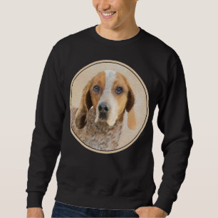 American English Coonhound Painting - Dog Art Sweatshirt