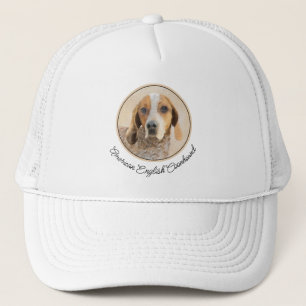 American English Coonhound Painting - Dog Art Truckerkappe