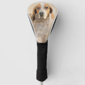 American English Coonhound Painting - Hundekunst Golf Headcover (Vorderseite)