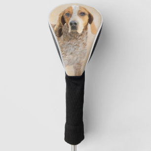 American English Coonhound Painting - Hundekunst Golf Headcover