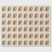 American English Coonhound Painting - Original Art Geschenkpapier (Flach)